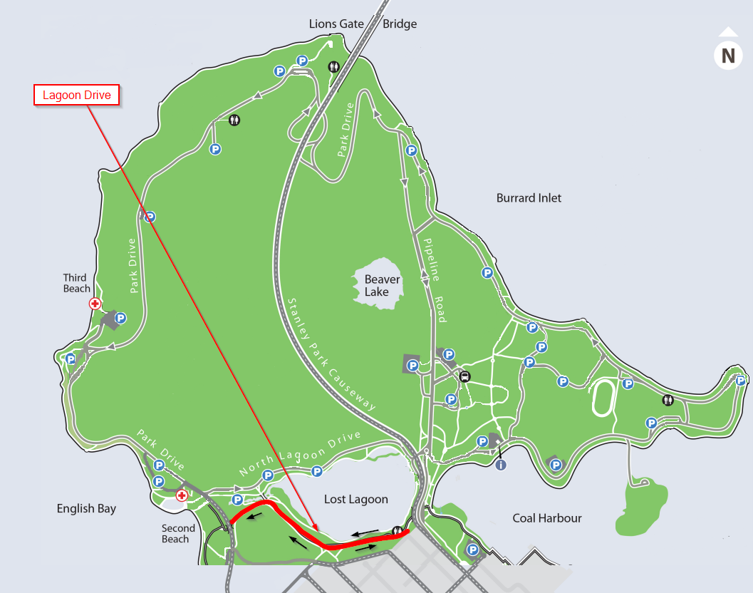Lagoon Drive path mapping and boundary links