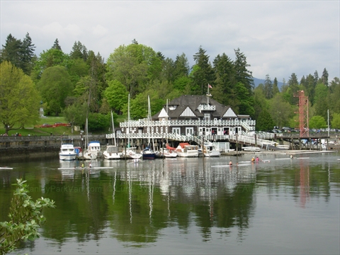 Vancouver Rowing Club in Stanley Park, Vancouver, BC, Canada