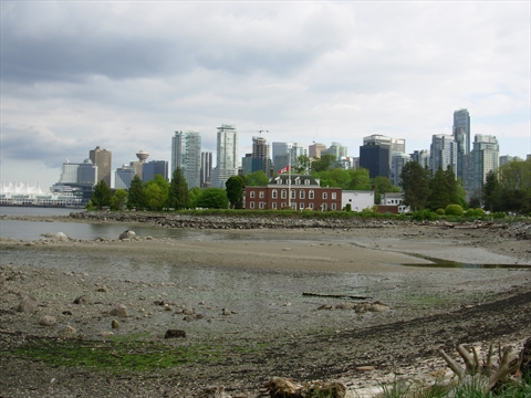HMCS Discovery Naval Reserve in Stanley Park, Vancouver, BC, Canada