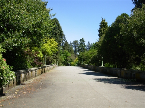 Entrance Bridge in Stanley Park, Vancouver, BC, Canada