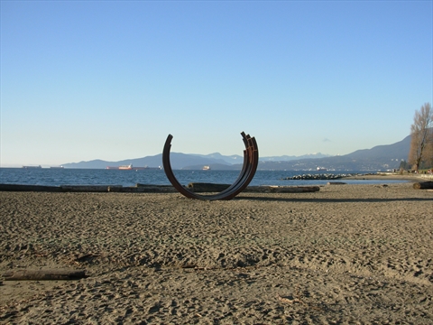 217.5 Arc X 13 Art work in False Creek, Vancouver, BC, Canada