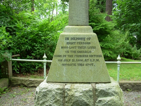 Chehalis Cross Memorial in Stanley Park, Vancouver, BC, Canada