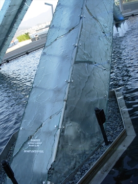 2010 Olympic Flame in Coal Harbour, Vancouver, BC, Canada
