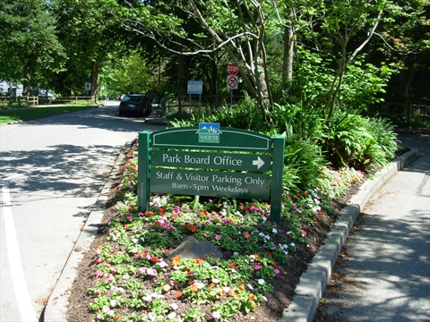 Parks Board Office Parking Lot in Vancouver