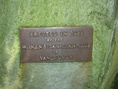 E. Pauline Johnson memorial plaque
