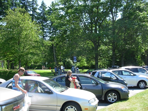 Teahouse Parking Lot in Vancouver