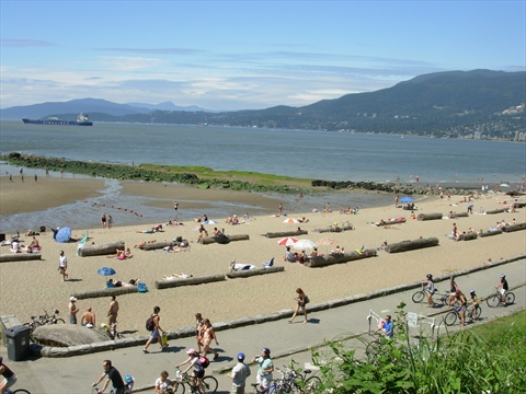 Third Beach in Stanley Park, Vancouver, BC, Canada