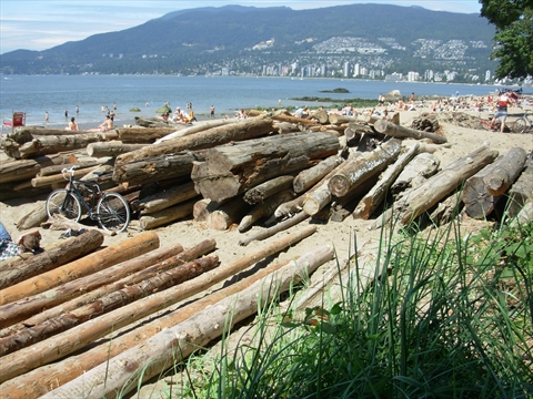 Third Beach in Stanley Park, Vancouver, BC, Canada