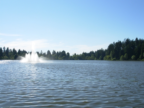 Lost Lagoon in Stanley Park, Vancouver, BC, Canada