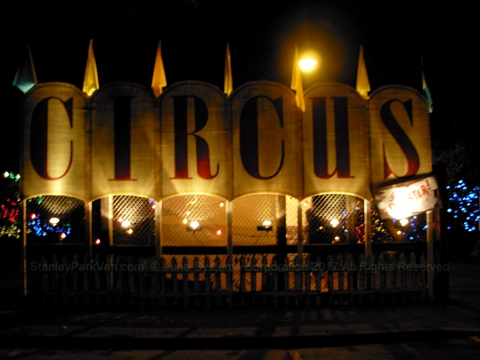 Halloween Ghost Train in Stanley Park, Vancouver, BC, Canada