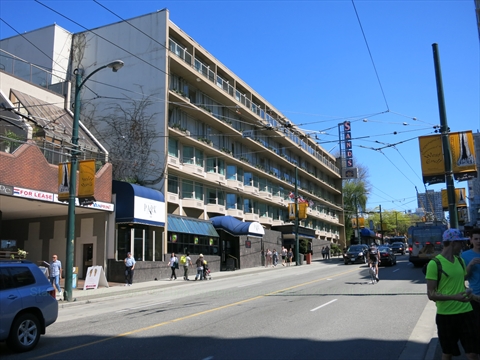 Best Western Sands Hotel near Stanley Park, Vancouver, BC, Canada