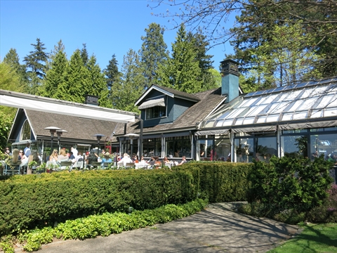 Teahouse restaurant in Stanley Park, Vancouver, BC, Canada