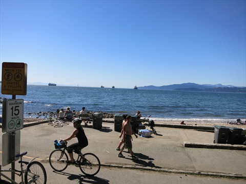 Third Beach in Stanley Park, Vancouver, BC, Canada