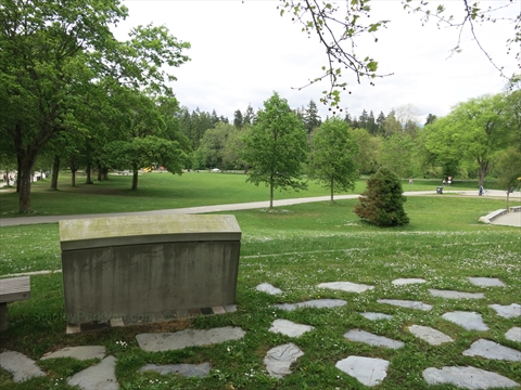 Air India memorial in Stanley Park