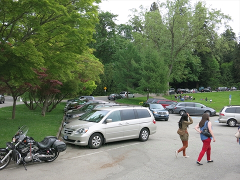 Lumbermen's Arch Parking Lot in Vancouver