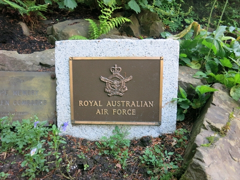 Air Force Garden of Remembrance in Stanley Park, Vancouver, BC, Canada