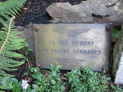 Air Force Garden of Remembrance in Stanley Park, Vancouver, BC, Canada