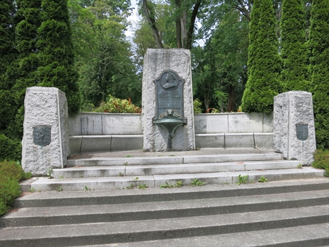 Queen Victoria Memorial in Stanley Park, Vancouver, BC, Canada