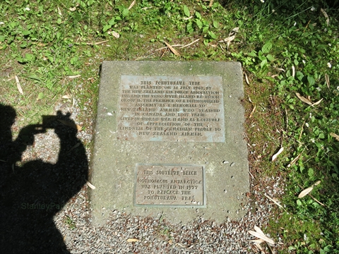Air Force Garden of Remembrance in Stanley Park, Vancouver, BC, Canada