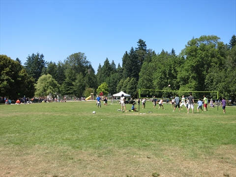 Ceperley Park in Stanley Park, Vancouver, BC, Canada