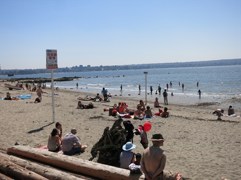 Second Beach access path