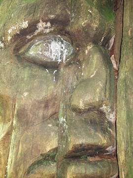 Two Spirits art work side angle details