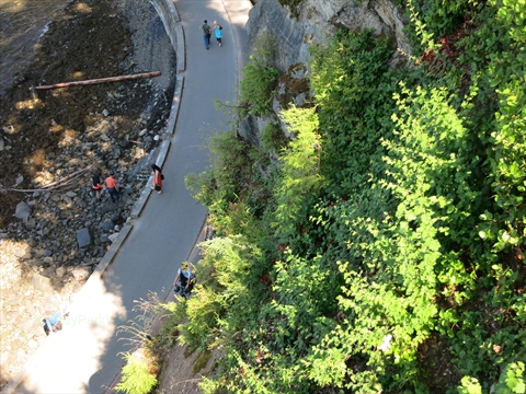 Siwash Rock Lookout in Stanley Park, Vancouver, BC, Canada