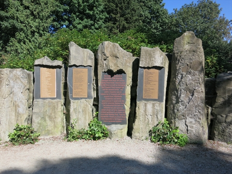 Windstorm Monument in Stanley Park, Vancouver, BC, Canada