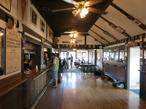 Brockton Pavilion in Stanley Park, Vancouver, BC, Canada