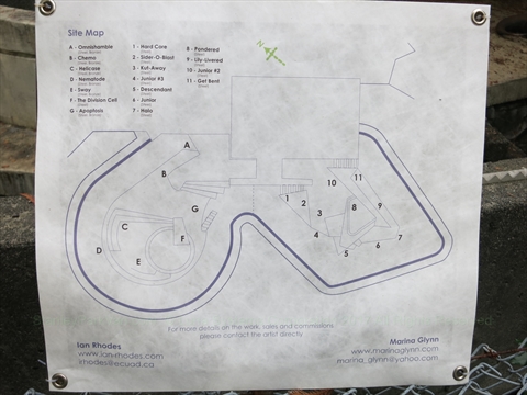 Polar Bear Compound Map of Art Works