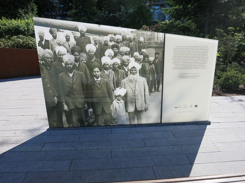 Komagata Maru Monument plaque