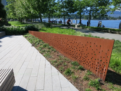 Komagata Maru Monument in Stanley Park, Vancouver, BC, Canada