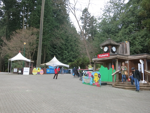 Easter Train Celebration at Stanley Park Junction, Vancouver, BC, Canada