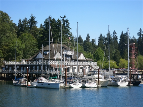 Vancouver Rowing Club in Stanley Park, Vancouver, BC, Canada