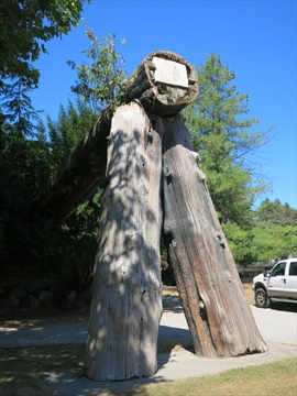 Lumbermens Arch in Stanley Park, Vancouver, BC, Canada
