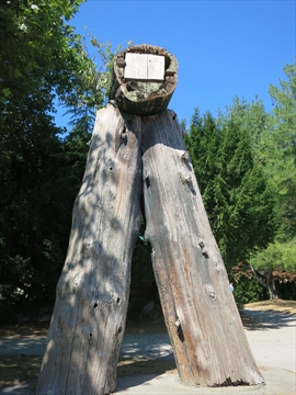 Lumbermens Arch in Stanley Park, Vancouver, BC, Canada