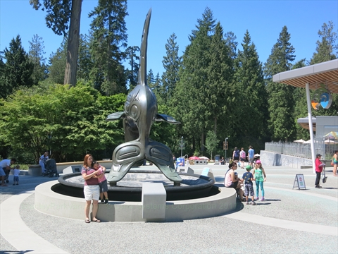 Sculpture Pool in Stanley Park