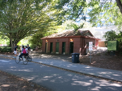 Washrooms at Lost Lagoon in Stanley Park, Vancouver, BC, Canada