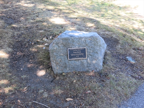 Frank Moore Plaque in Stanley Park, Vancouver, BC, Canada