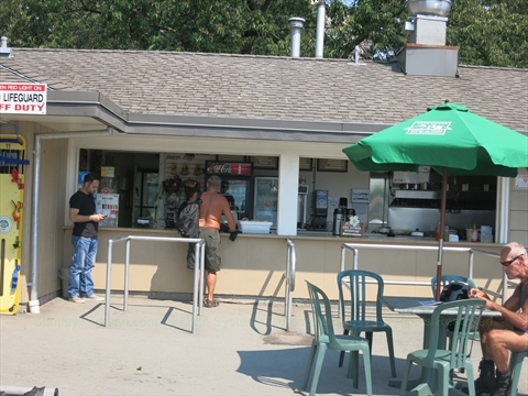 Sunset Beach Concession Stand at English Bay, Vancouver, BC, Canada