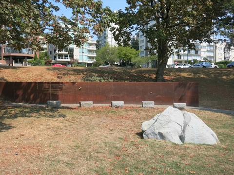 Vancouver Aids Memorial at English Bay, Vancouver, BC, Canada