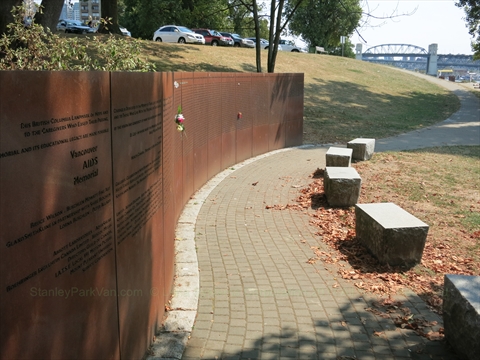 Vancouver AIDS Memorial at English Bay, BC, Canada