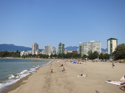 English Bay Beach, Vancouver, BC, Canada