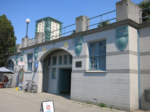English Bay Bath House, Vancouver, BC, Canada