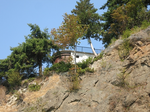 Siwash Rock Lookout in Stanley Park, Vancouver, BC, Canada