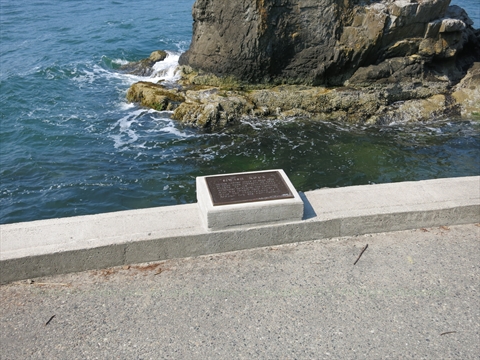 Siwash Rock in Stanley Park, Vancouver, BC, Canada