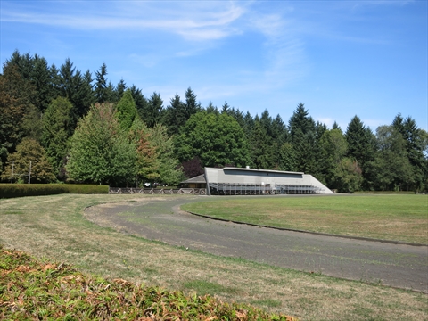 Brockton Oval in Stanley Park, Vancouver, BC, Canada
