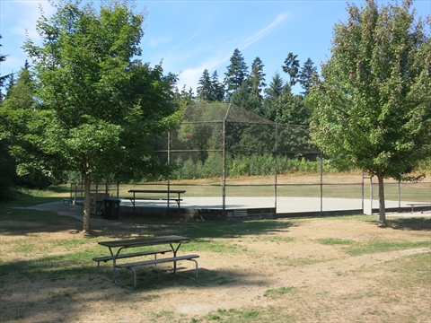Brockton Playing Fields in Stanley Park, Vancouver, BC, Canada