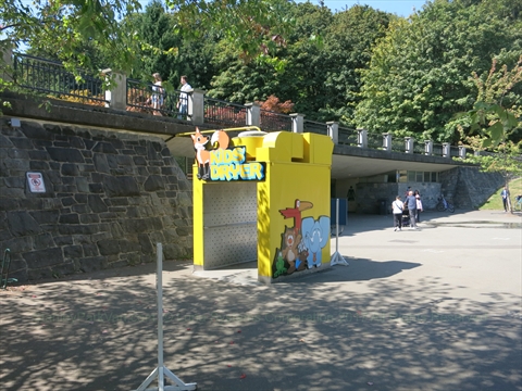 Kids dryer at Variety Kids Water Park in Stanley Park, Vancouver, BC, Canada