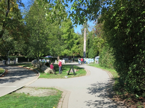 Painters Circle in Stanley Park, Vancouver, BC, Canada